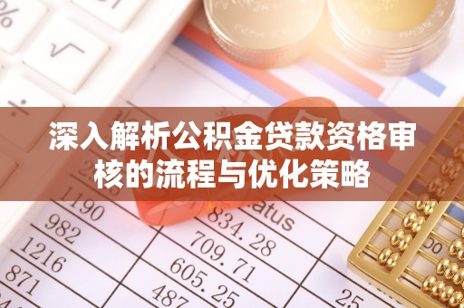 澜沧深入解析公积金贷款资格审核的流程与优化策略