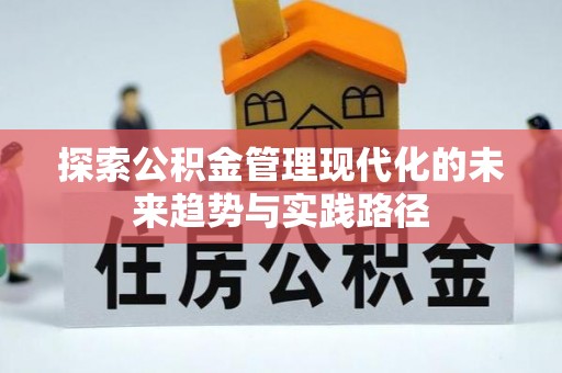 澜沧探索公积金管理现代化的未来趋势与实践路径