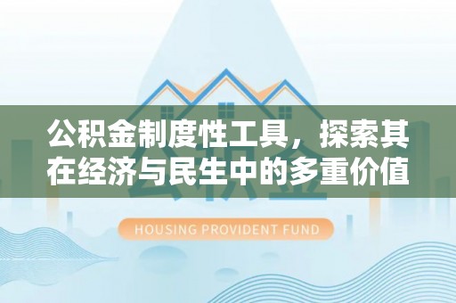 澜沧公积金制度性工具，探索其在经济与民生中的多重价值