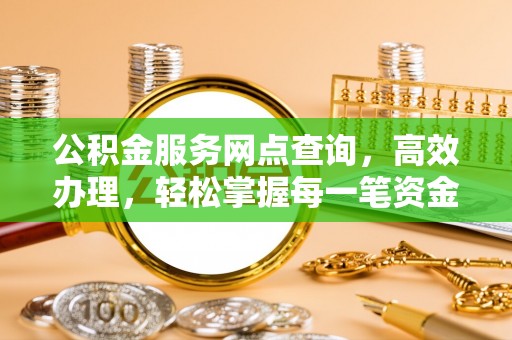 澜沧公积金服务网点查询，高效办理，轻松掌握每一笔资金动态