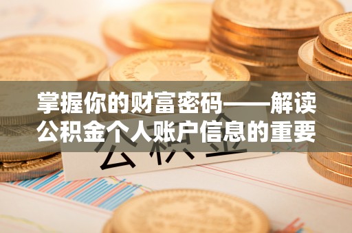澜沧掌握你的财富密码——解读公积金个人账户信息的重要性