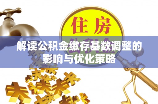 澜沧解读公积金缴存基数调整的影响与优化策略