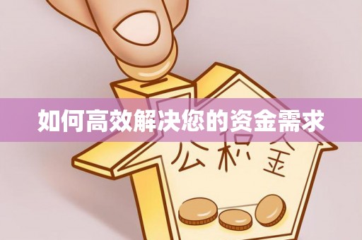 澜沧如何高效解决您的资金需求